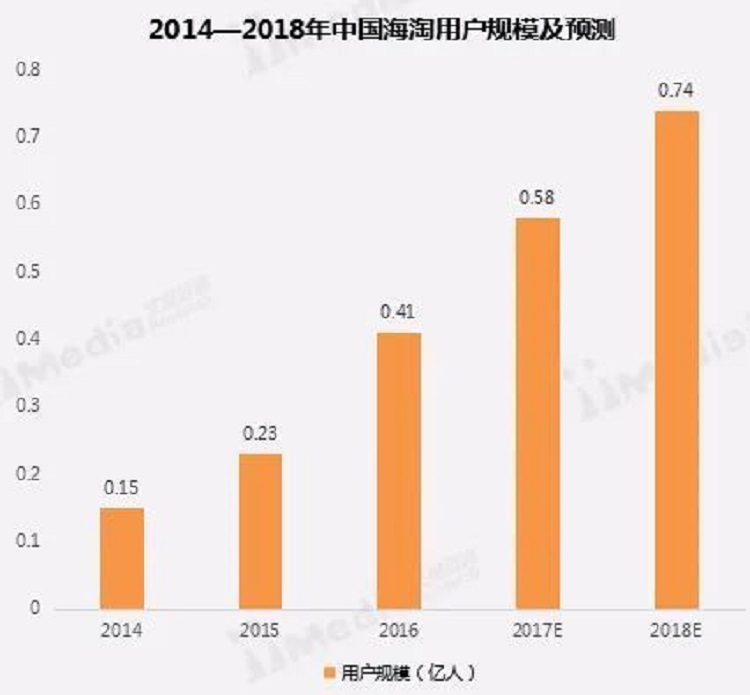 2014-2018中国海淘用户